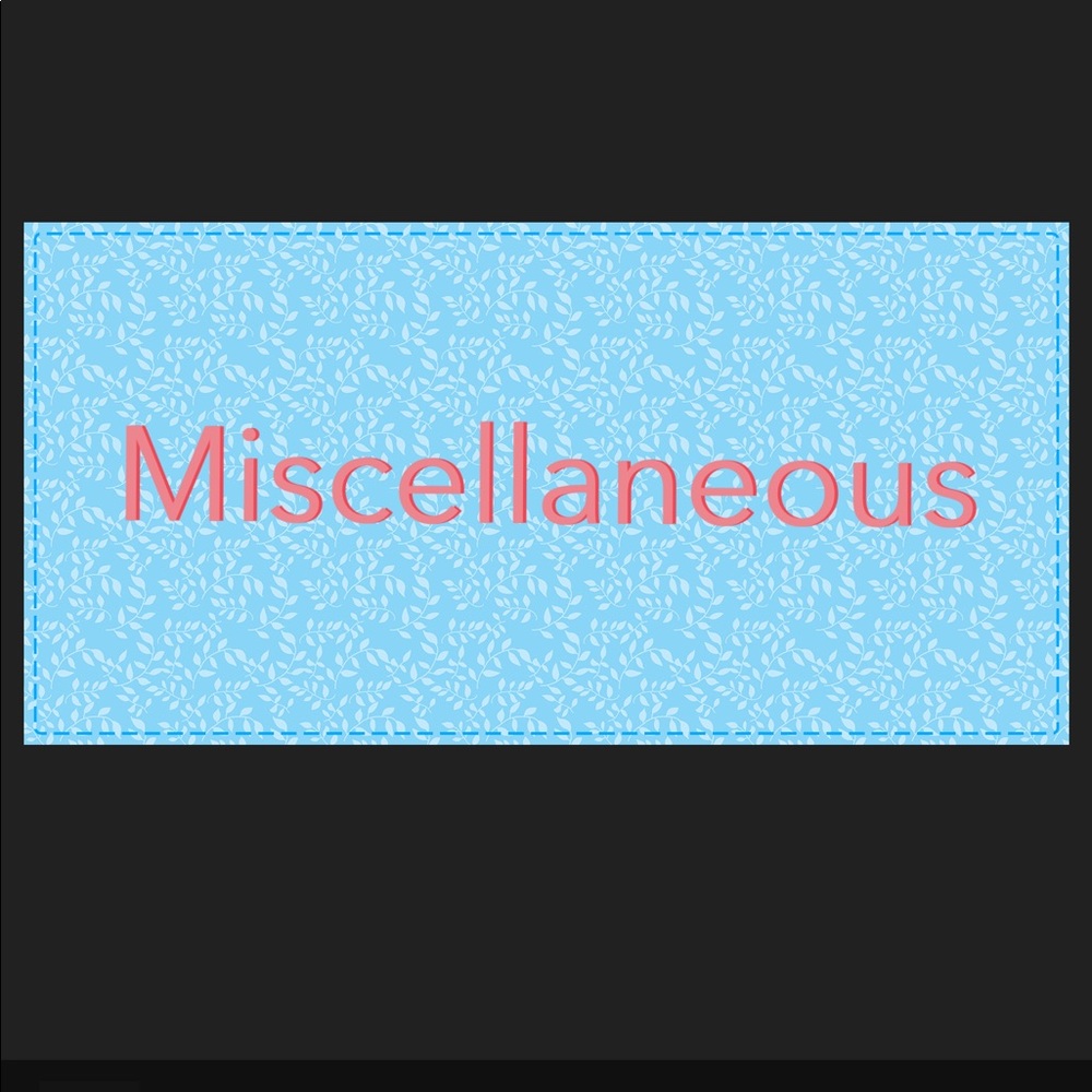 Miscellaneous